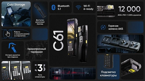 Терминал сбора данных Chainway C61