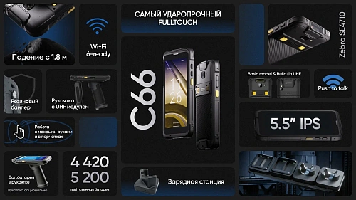 Терминал сбора данных Chainway C66
